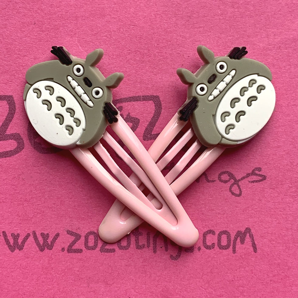 Totoro Snap Hair Clips