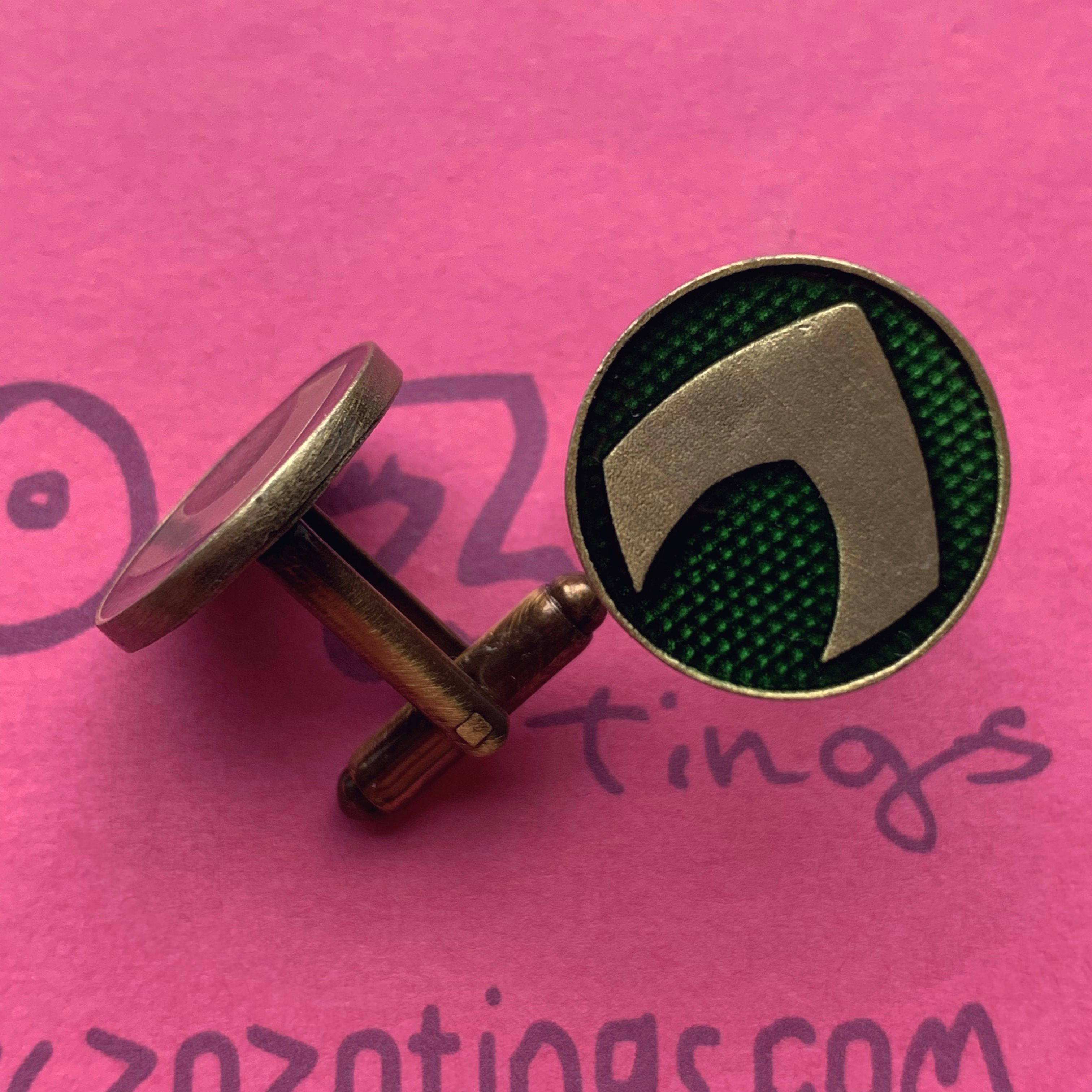 Aquaman Metal Cufflinks