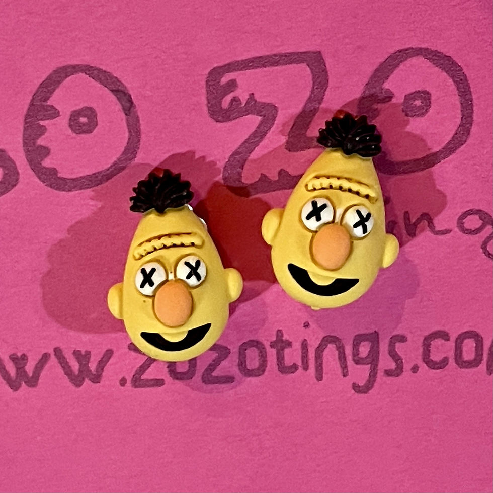 Thumbnail: Bert & Ernie Clip-On Earrings