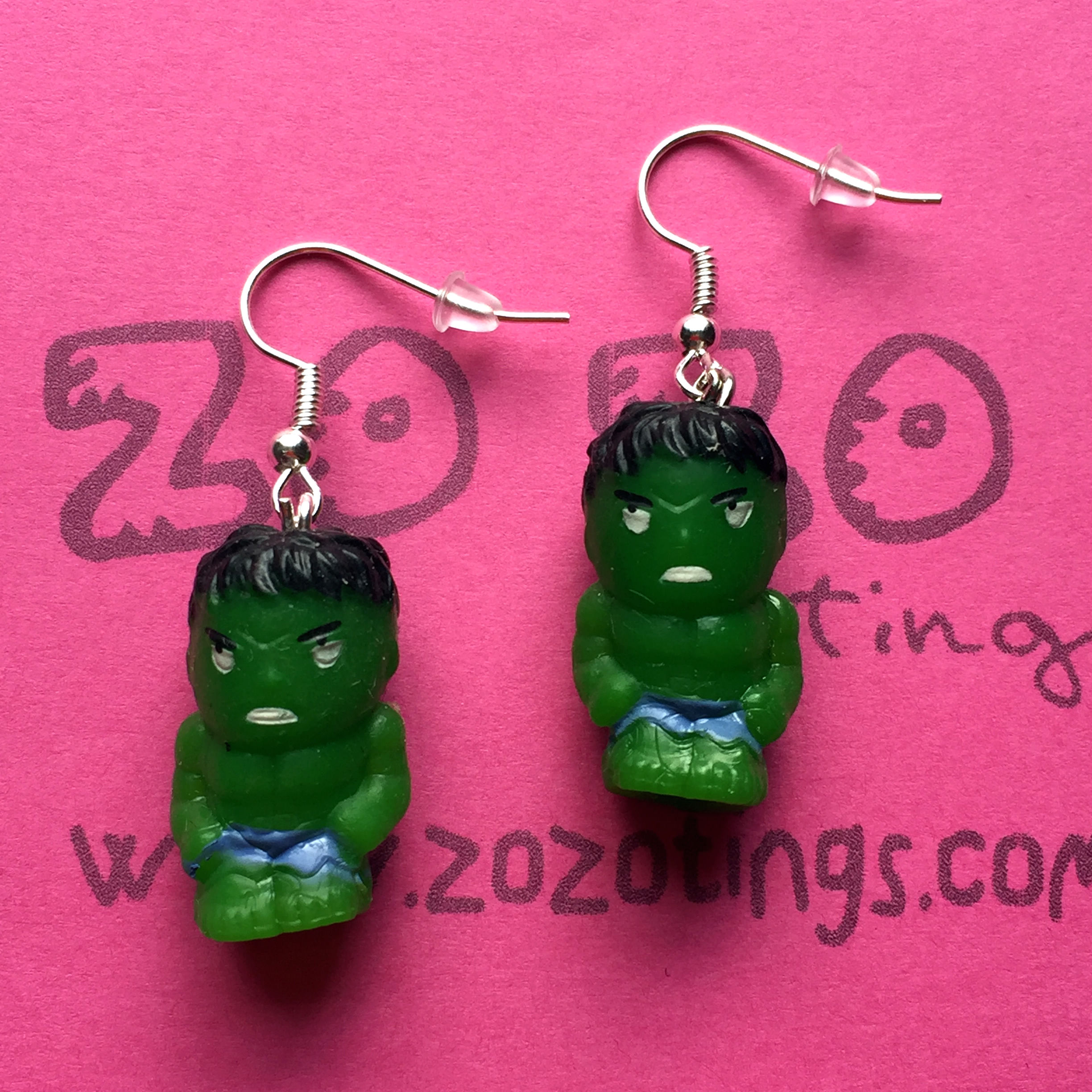 The Hulk Small Squinkie Earrings