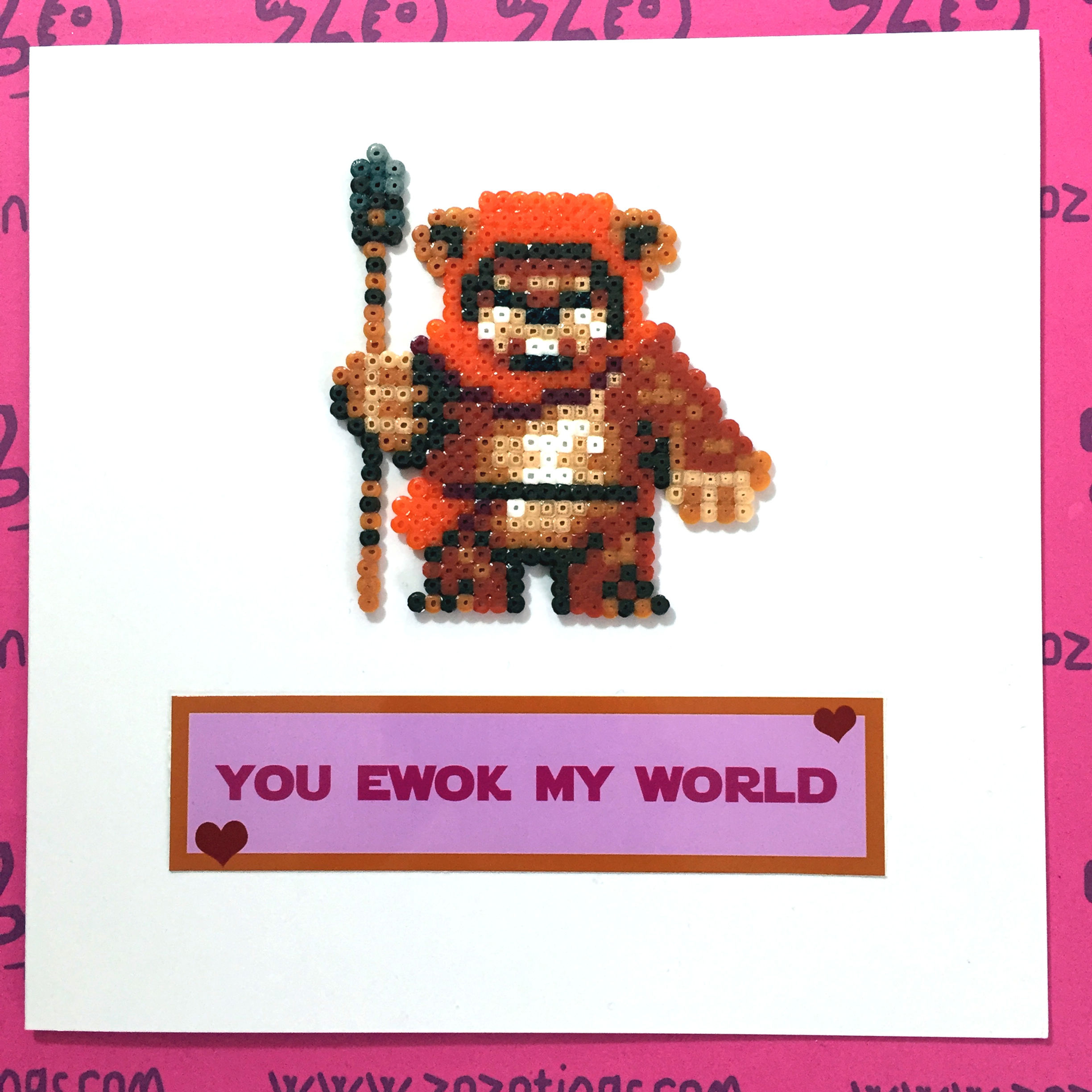 Star Wars Ewok Valentine's Day Card