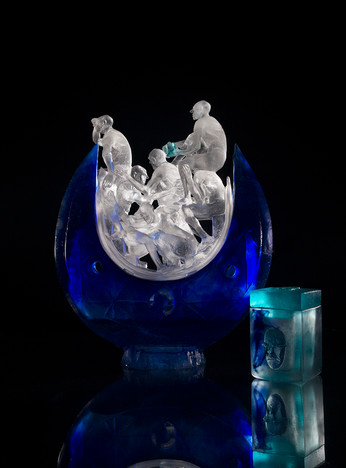 Glass sculpture