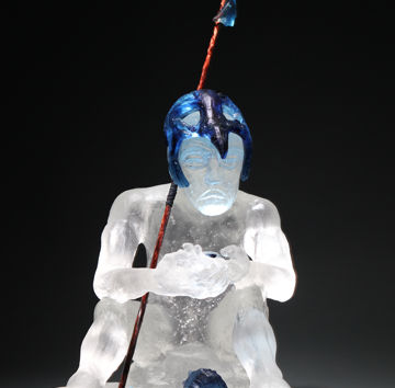 Stephen Pon glass sculpture
