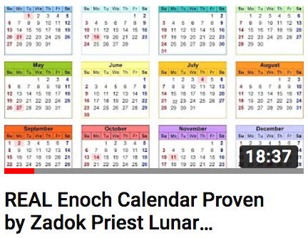 Enoch Calendar 2023 Real Enoch Calendar Verified By Zadok Priest Lunar Markers