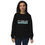 Thumbnail: Black My Kids Are Free-Range slogan sweatshirt straight-on, sustainable everyday parenting style