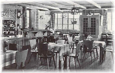 Altes Foto Restaurant Walliserkanne im Jahr 1940