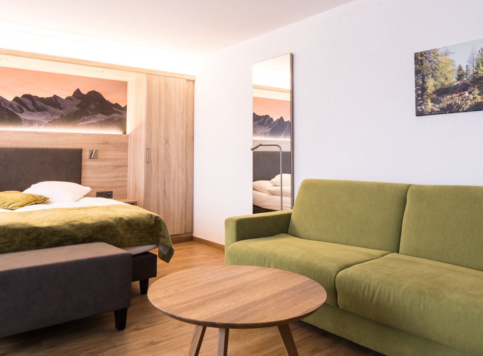 Raumansicht von einem 4-Bettzimmer im Hotel Bristol