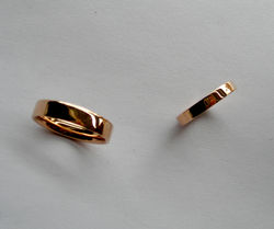 Wedding Bands Created from Old Ring