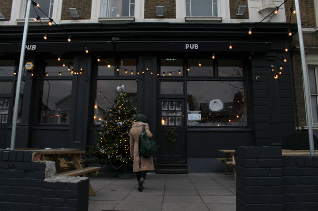 At the pub