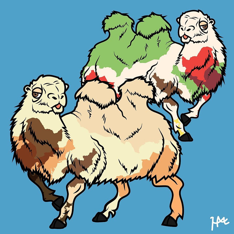 ラクダはみんなでデザインした馬