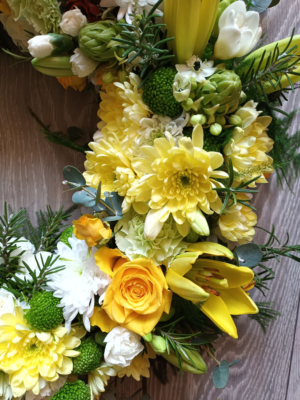 Thumbnail: Bespoke Eco-Friendly Funeral Wreath 