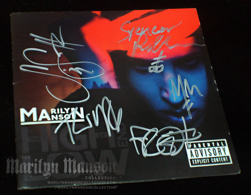 Marilyn Manson Full Band Signed The High End Of Low CD