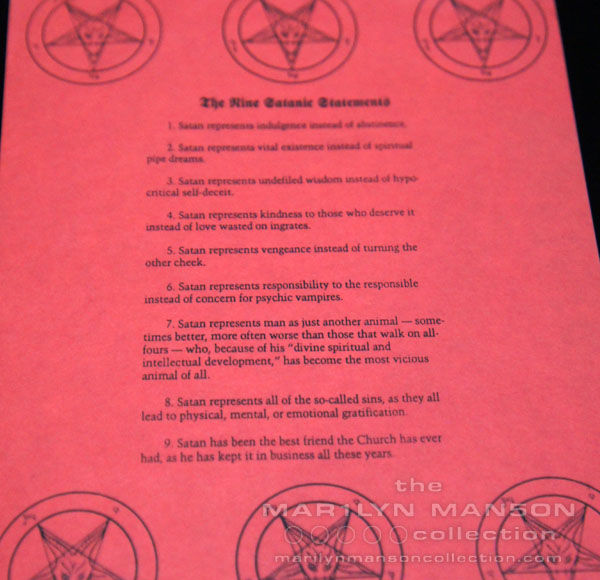 Thumbnail: Anton LaVey Satantic Statements Show Handout 1993