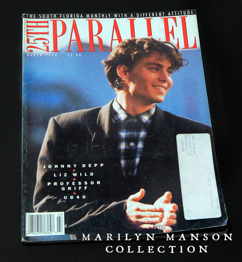 25th Parallel March 1990 Brian Warner Interviews Johnny Depp Cover Story