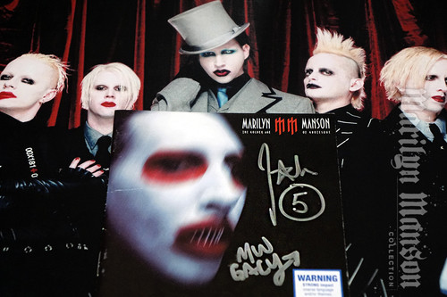 激レア‼︎ Marilyn Manson アナログ4枚セット The Golden Age Of Grotesque Signed Booklet | mansoncollection