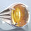Thumbnail: Amber Jewelry • Size 13.25 Male • .925 ring with mosquito • #46