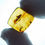 Thumbnail: Dominican Amber with flying insect held over two fingers