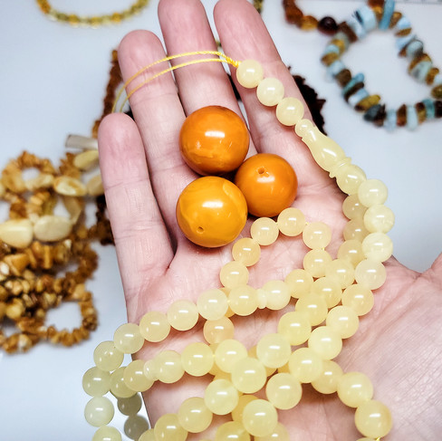  Baltic amber beads necklace