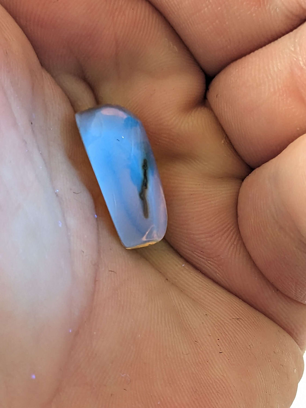 Thumbnail:  Amber with Insects • #624 Oxidized Insect