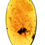 Thumbnail: Burmese Amber with spider and enhydro inclusion displayed on a light board