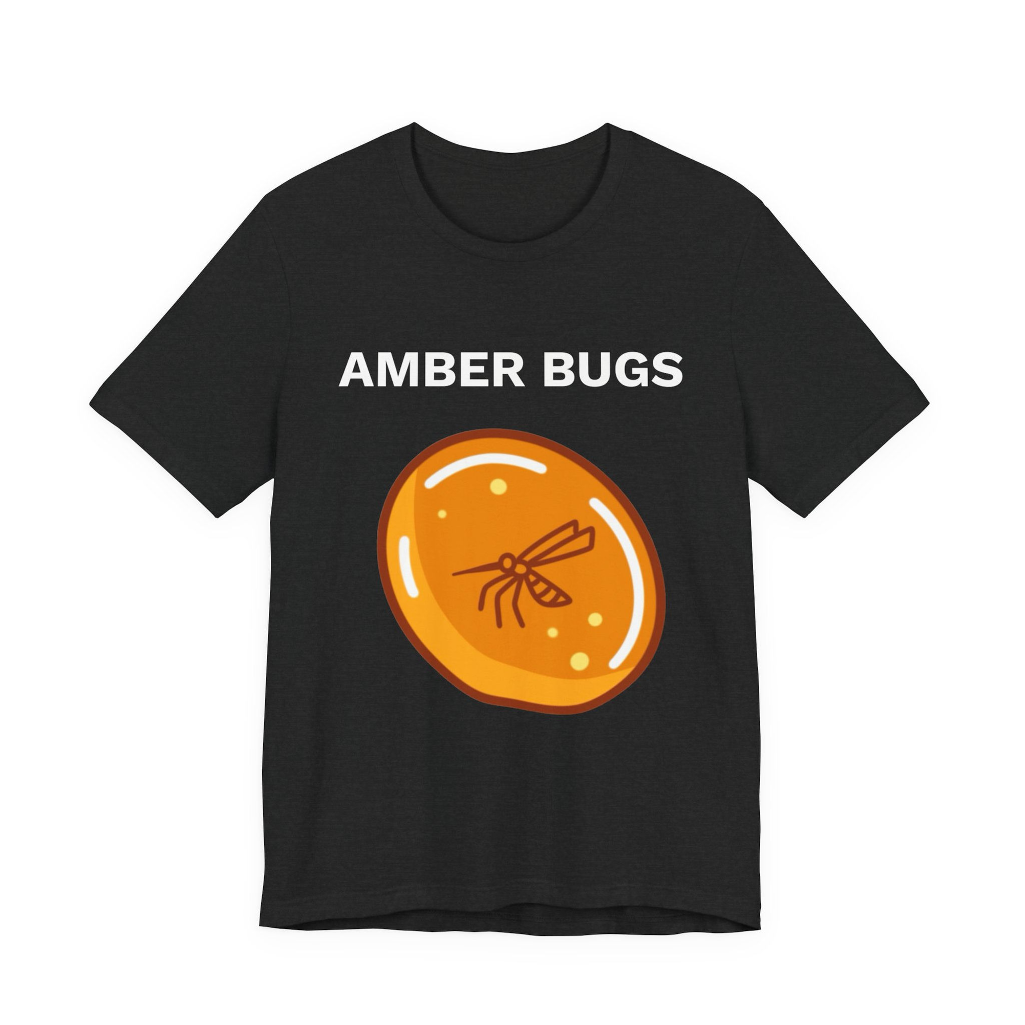 Amber Bugs Logo Black T-Shirt