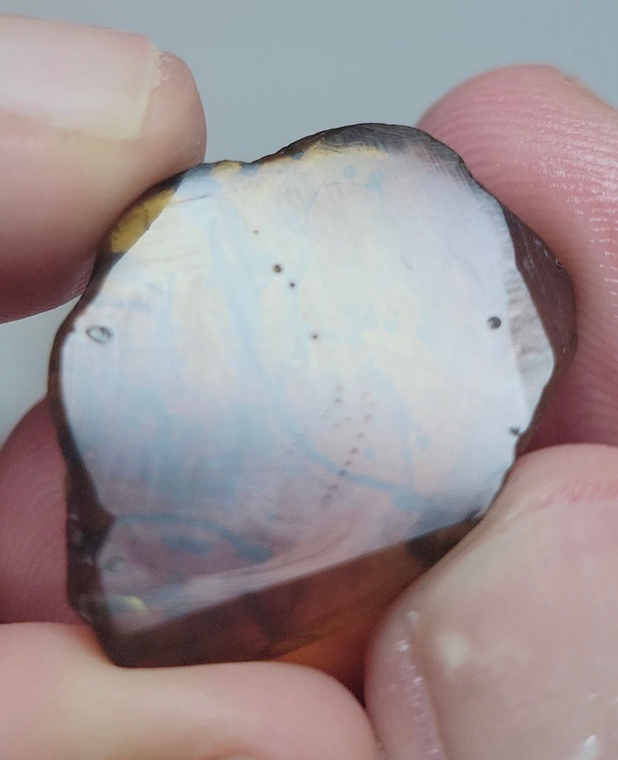 Results of applying car wax with styrofoam - A mirror finish!