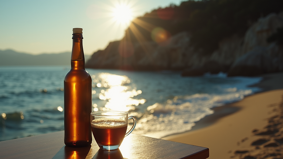 Kalkan'da deniz manzaralı restoran terası