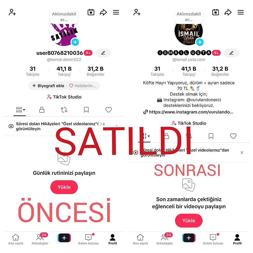 Küçük resim: Satılık TikTok Hesabı