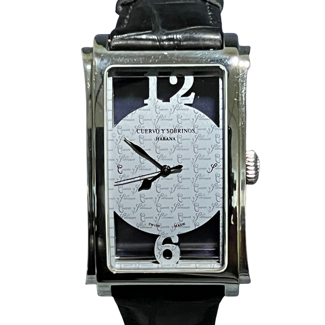 Cuervo Y Sobrinos “Prominent” Stainless Steel Automatic Wristwatch