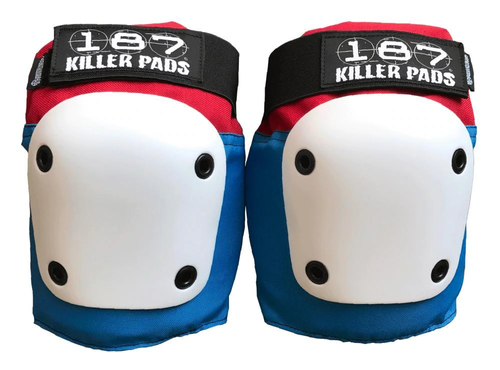187 KILLER PADS FLY KNEE - RED WHITE BLUE | Surf City Skates