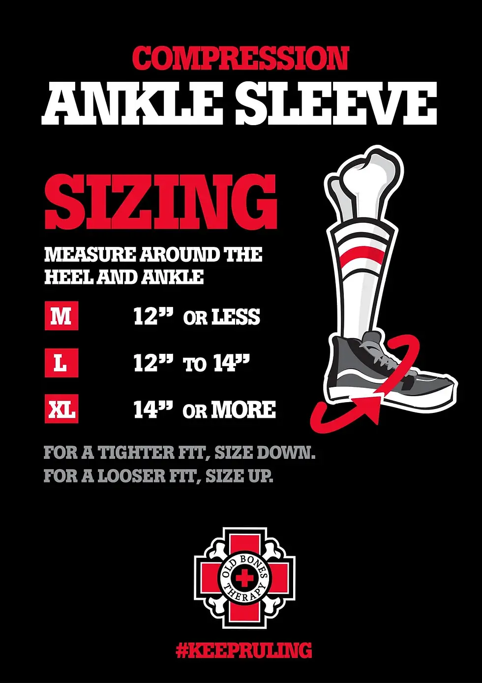 Thumbnail: OLD BONES THERAPY Compression Ankle Sleeve