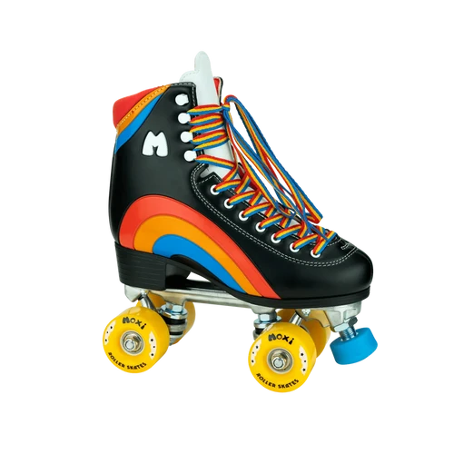 MOXI RAINBOW RIDER ROLLER SKATES ASPHALT BLACK Surf City Skates