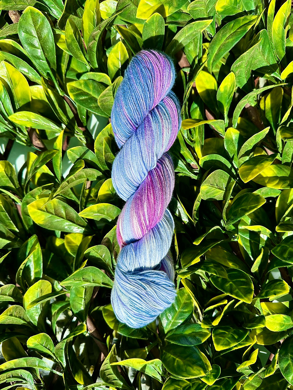 Thumbnail: Kaylee Stole Kit | Knitted summer long lace scarf pattern