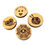 Thumbnail: Wooden Buttons | Fancy Yarns Australia | Handmade | Recycled, Eco-Friendly, Novelty Yarns