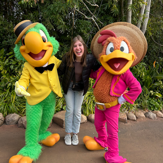 meeting Jose Carioca and Panchito