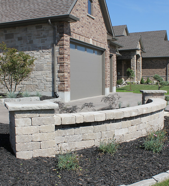 Retaining wall - Komoka, Ontario
