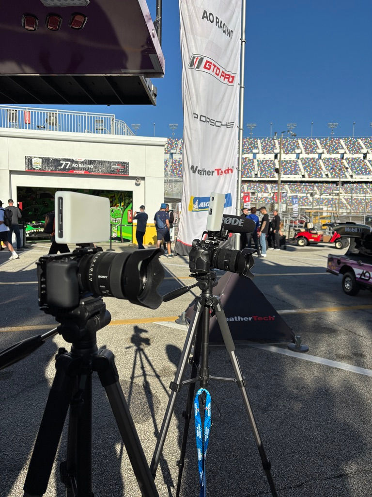 Behind the scenes of an interview with Nick Tandy