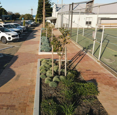 aerial view of Penneshaw main street