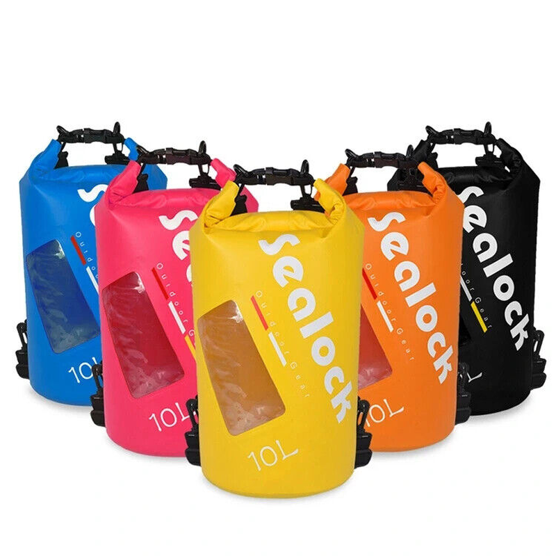 Heavy duty waterproof dry bag with roll top, floating beach and kayak bag