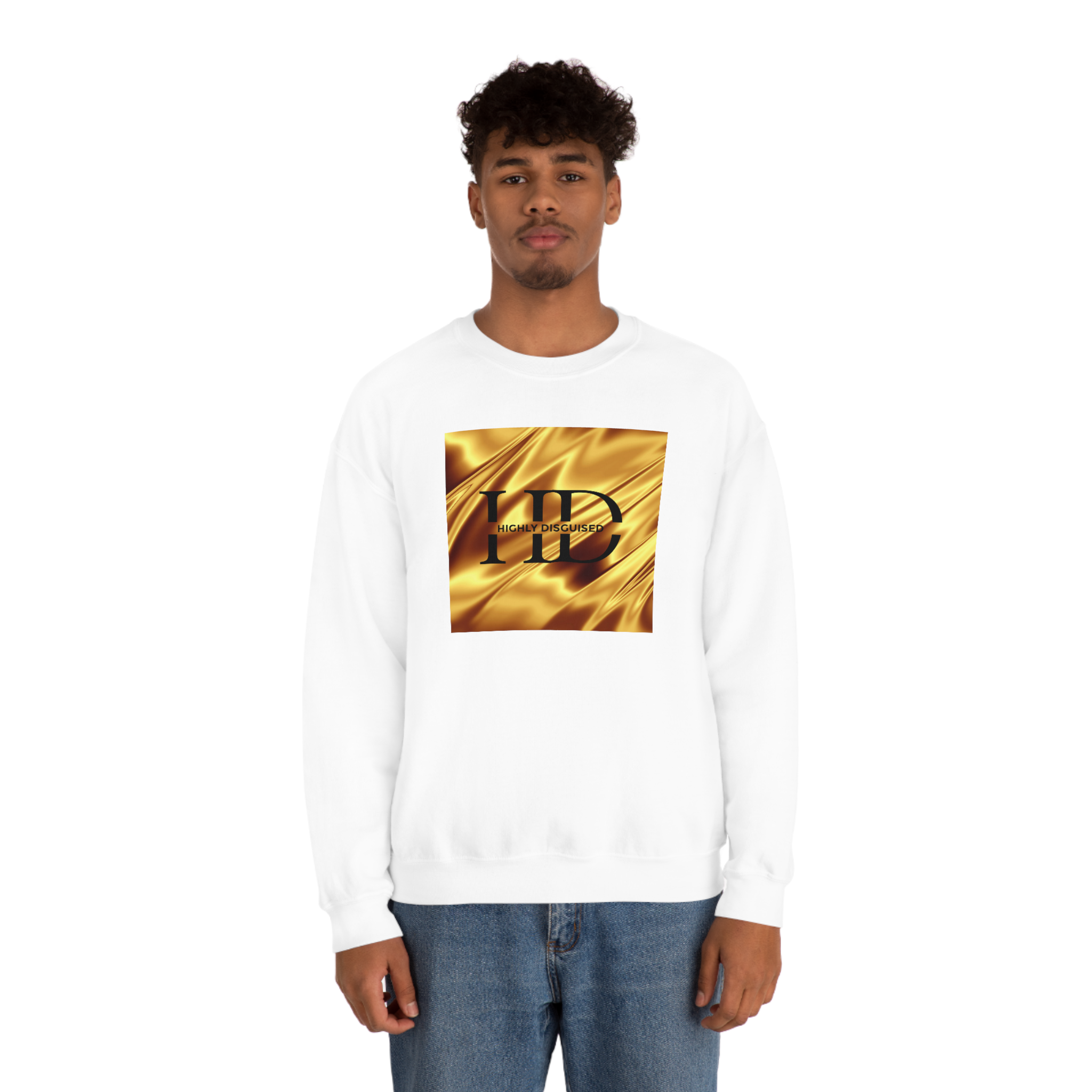 Smooth White&Gold HD Sweatshirt