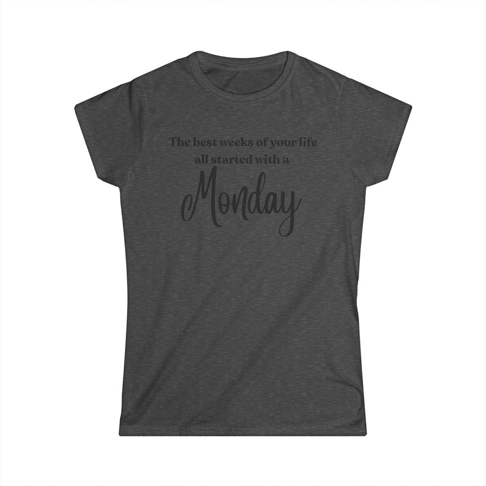 Thumbnail: Days of the Week- Monday - Women's Softstyle Tee, Everyday Top