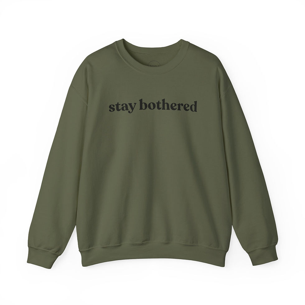 Thumbnail: Stay Bothered Unisex Crewneck Sweatshirt 