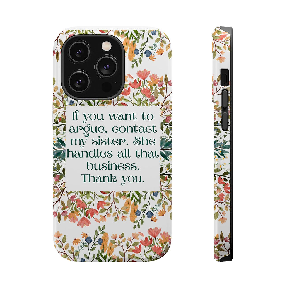 Thumbnail: Magnetic Impact-Resistant Phone Case Sister Design, Durable Phone Protection
