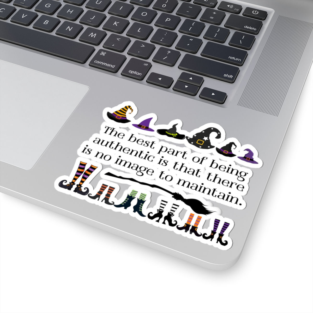 Witch's Hats and Boots Kiss-Cut Stickers - Fun Decor, Laptop | Cup Stickers