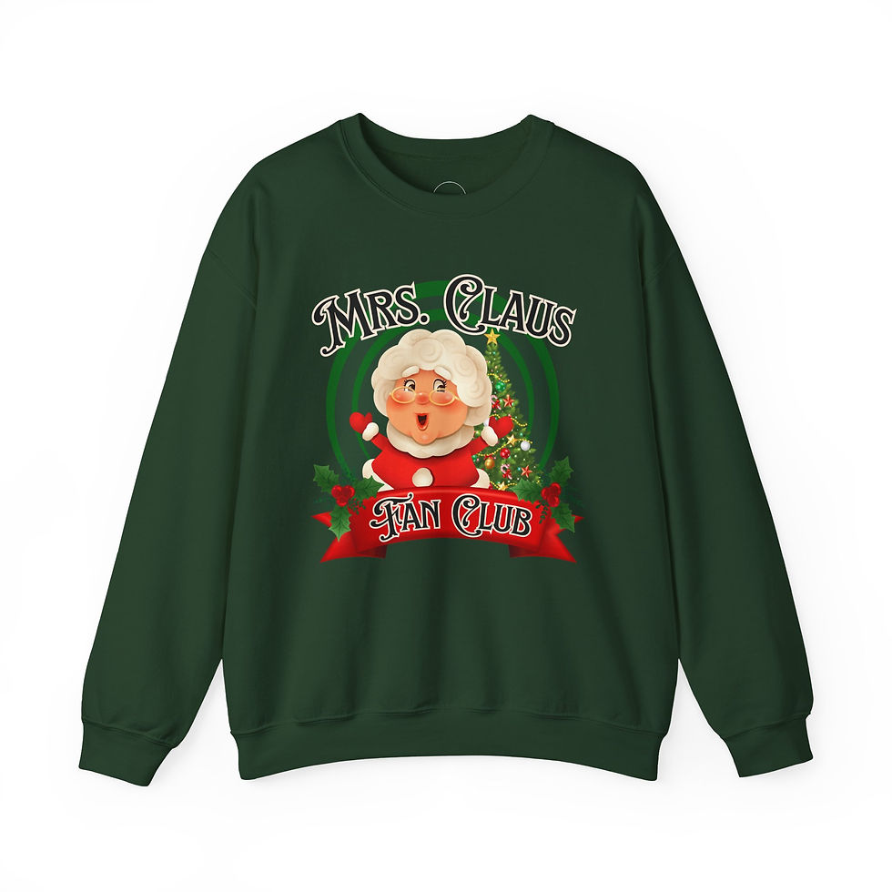 Thumbnail: Mrs. Claus Fan Club Crewneck Sweatshirt