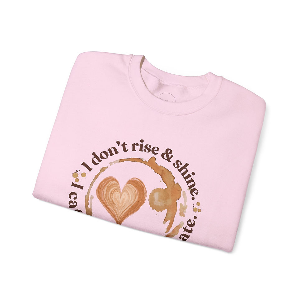 Thumbnail: Coffee Lover, Caffeinate Crewneck Sweatshirt