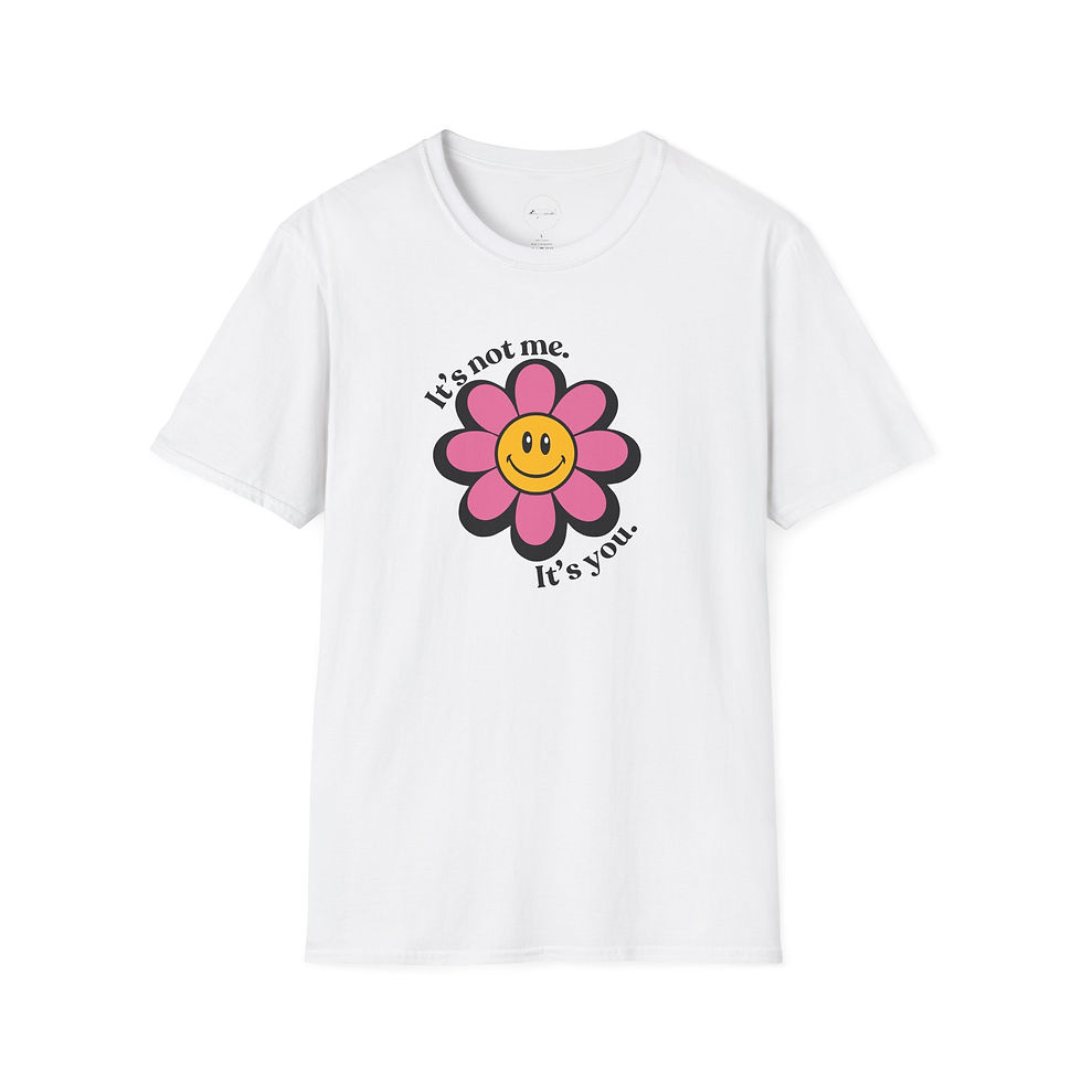 Thumbnail: It's Not Me, It's You, Retro Floral Graphic Unisex Tee