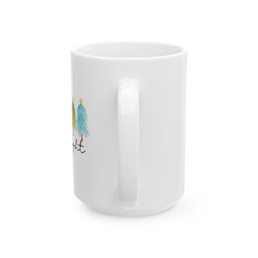 Thumbnail: Christmas Trees Holiday Ceramic Mug 