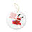 Thumbnail: Santa Background Music Holiday Ornament, Funny Tree Ornament