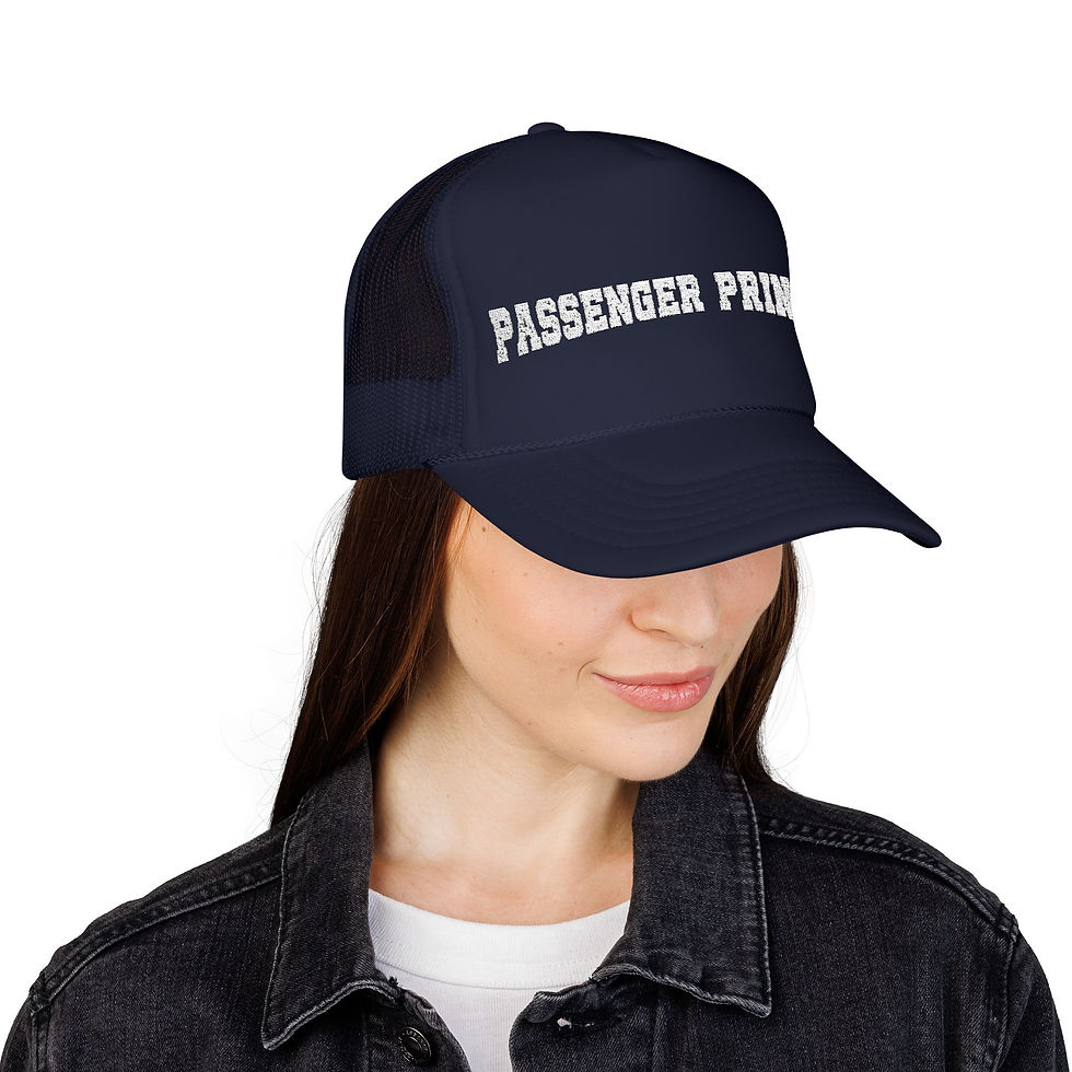 Thumbnail: Passenger Princess Trucker Hat – Embroidered Foam Mesh Cap